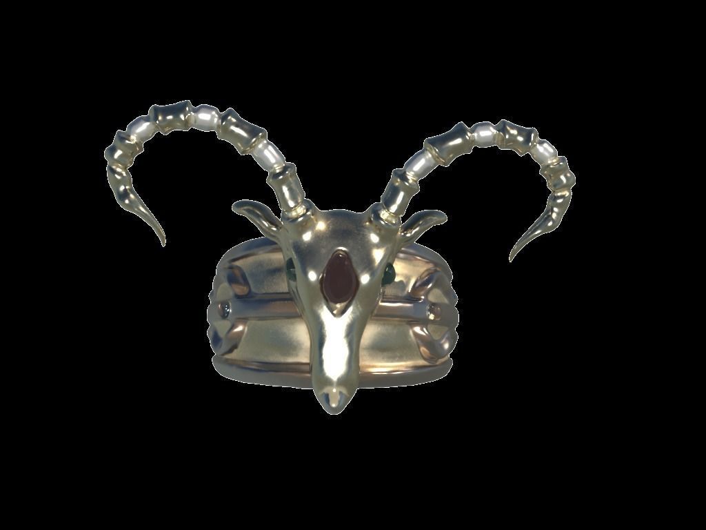 golden ring 3D model_2