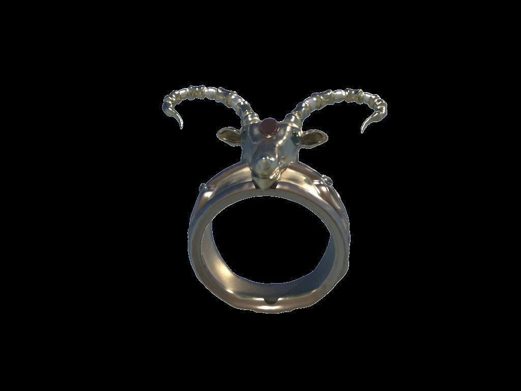 golden ring 3D model_4