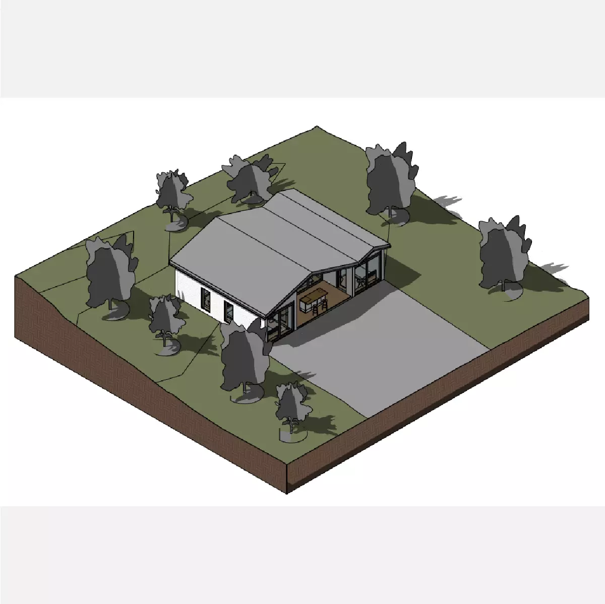 Hostel - Revit 3D model