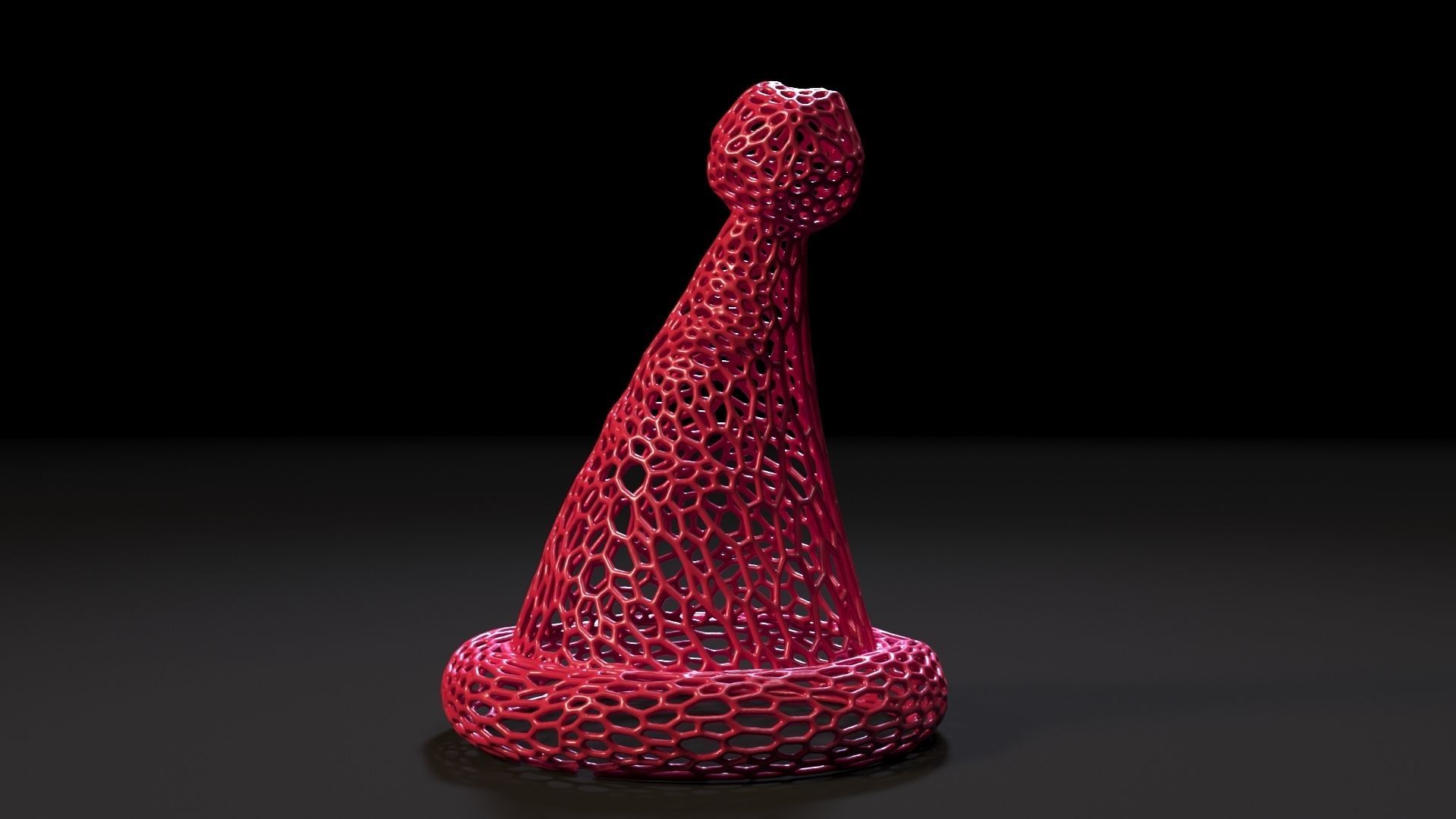 Christmas hat 3D print model_2