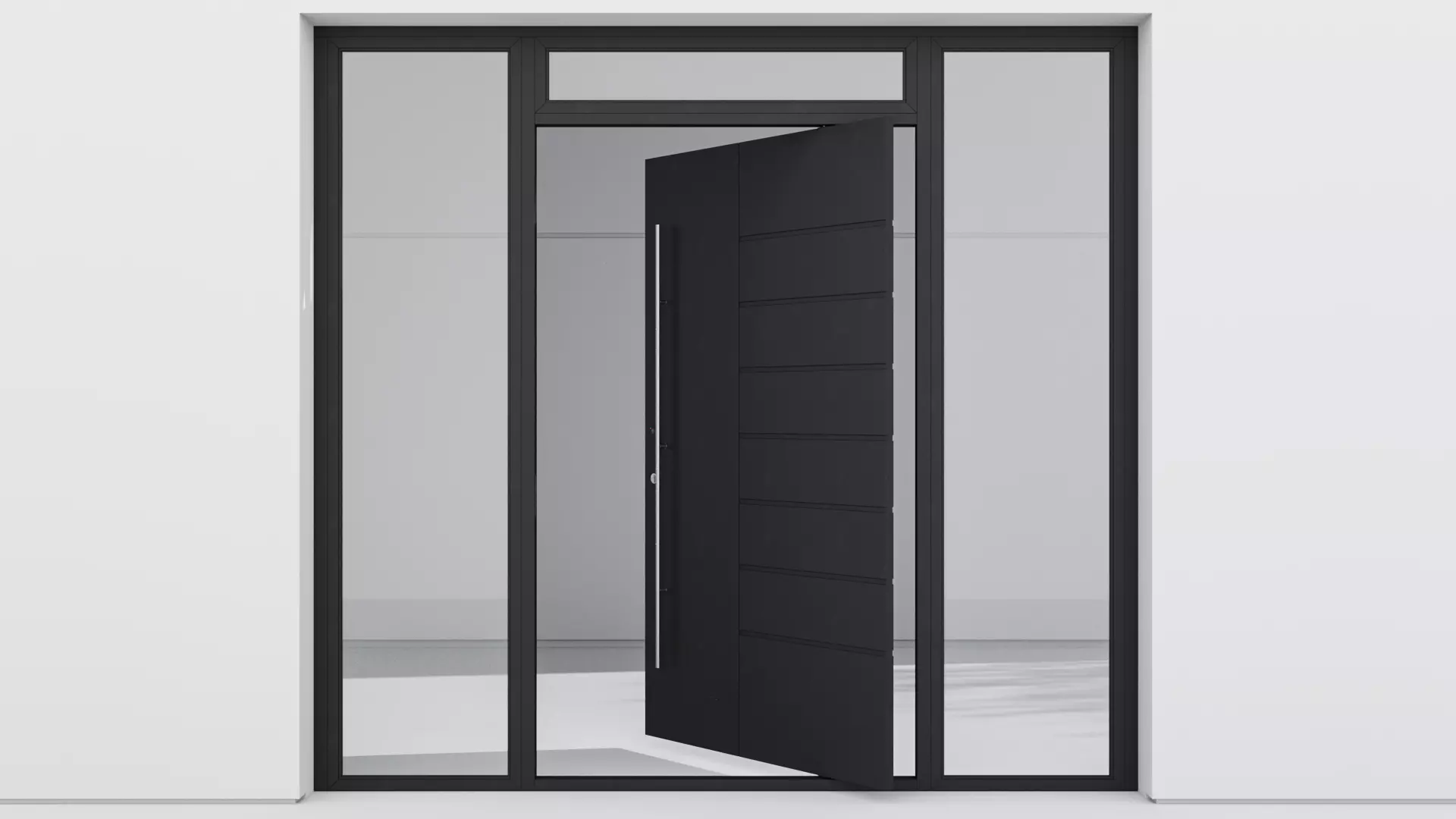 Aluminium door 59 3D model_0