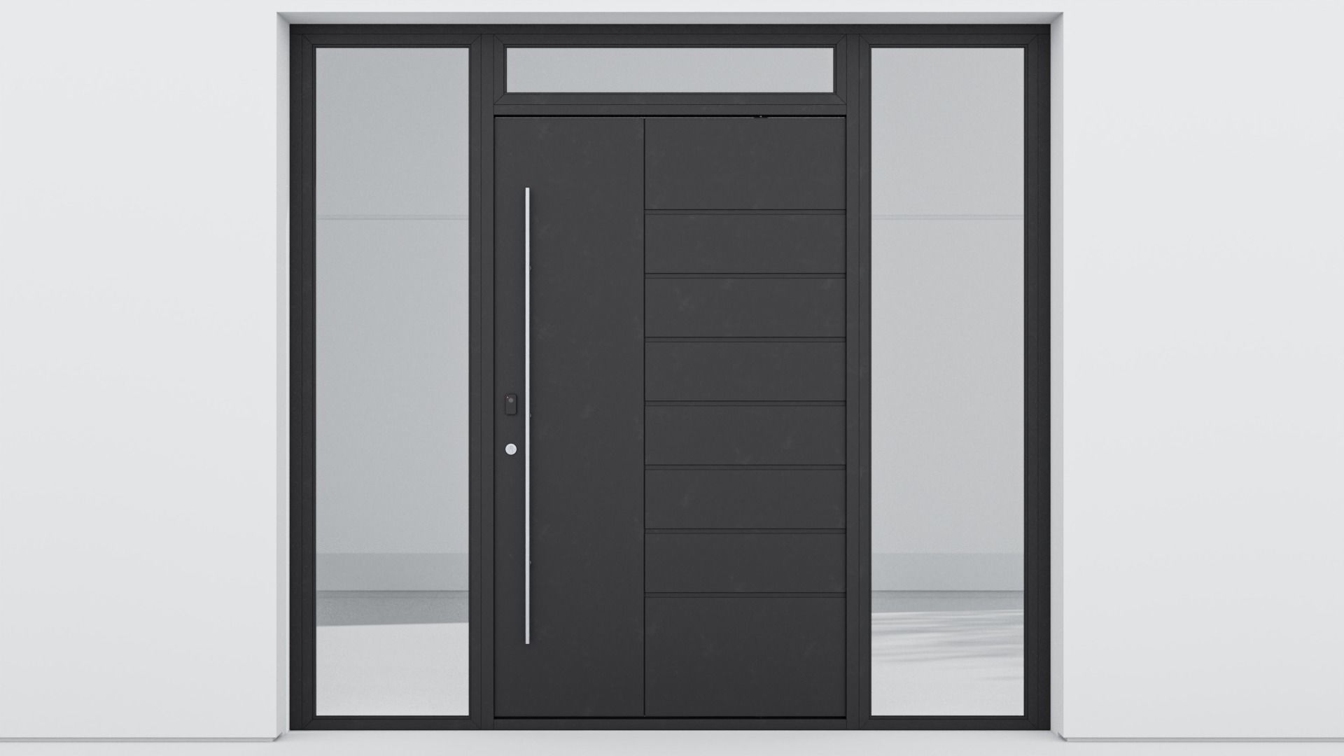 Aluminium door 59 3D model_1