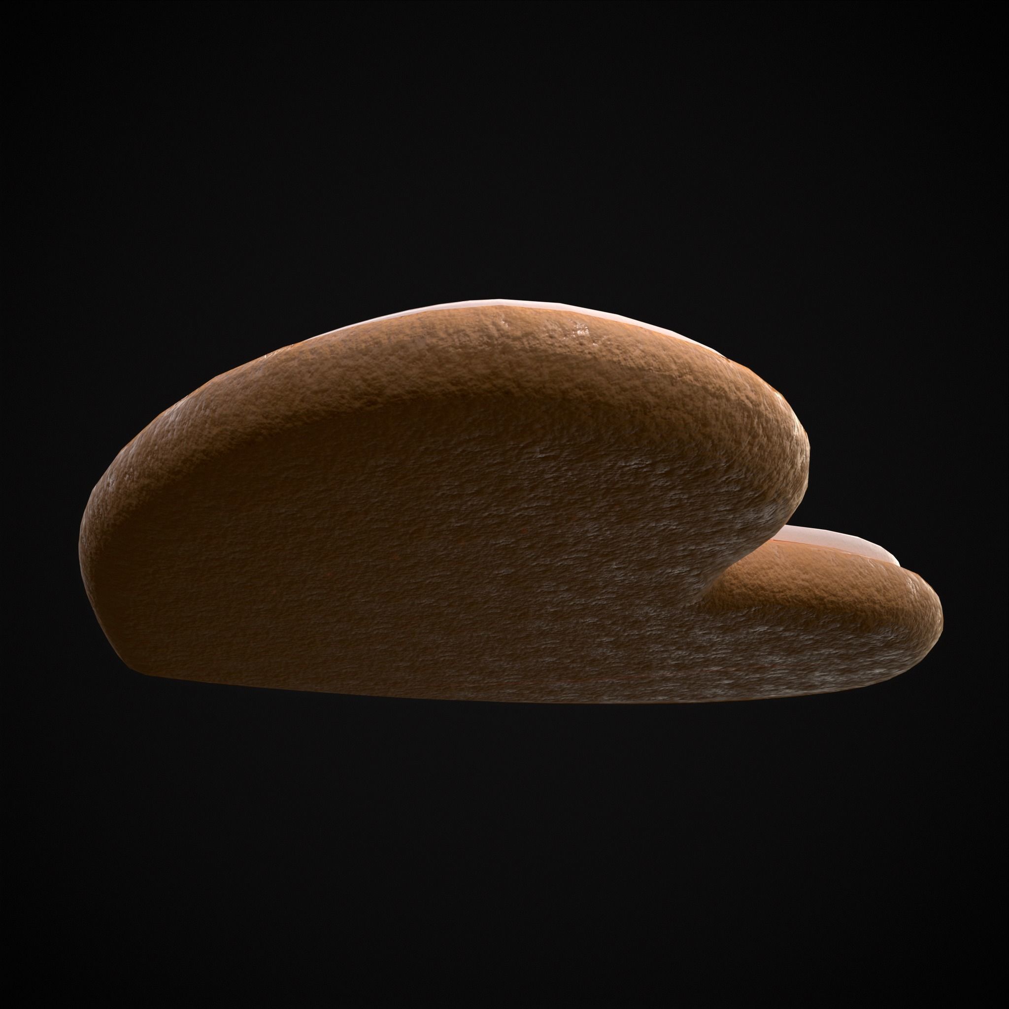 Valentines Tic Tac Toe Cookie Low-poly 3D model_15