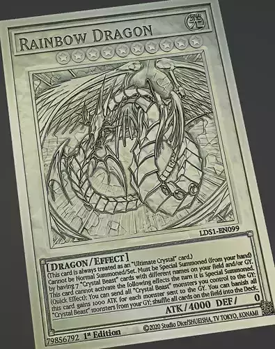 rainbow dragon - yugioh