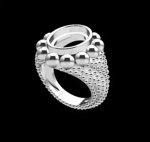 Mens silver  ring 