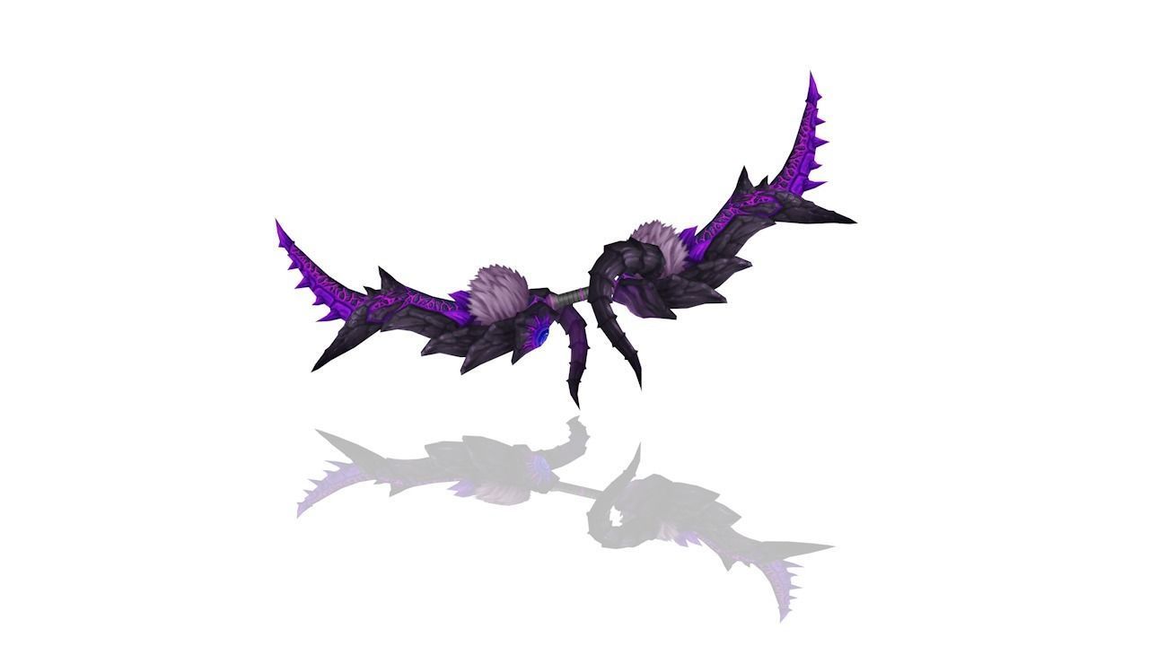 Volcano King Bow Low-poly 3D model_3