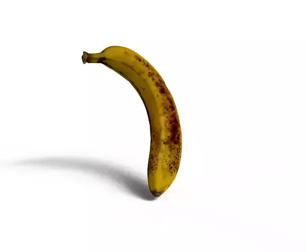 banana high resolution scanned ultra realistic Free 3D model