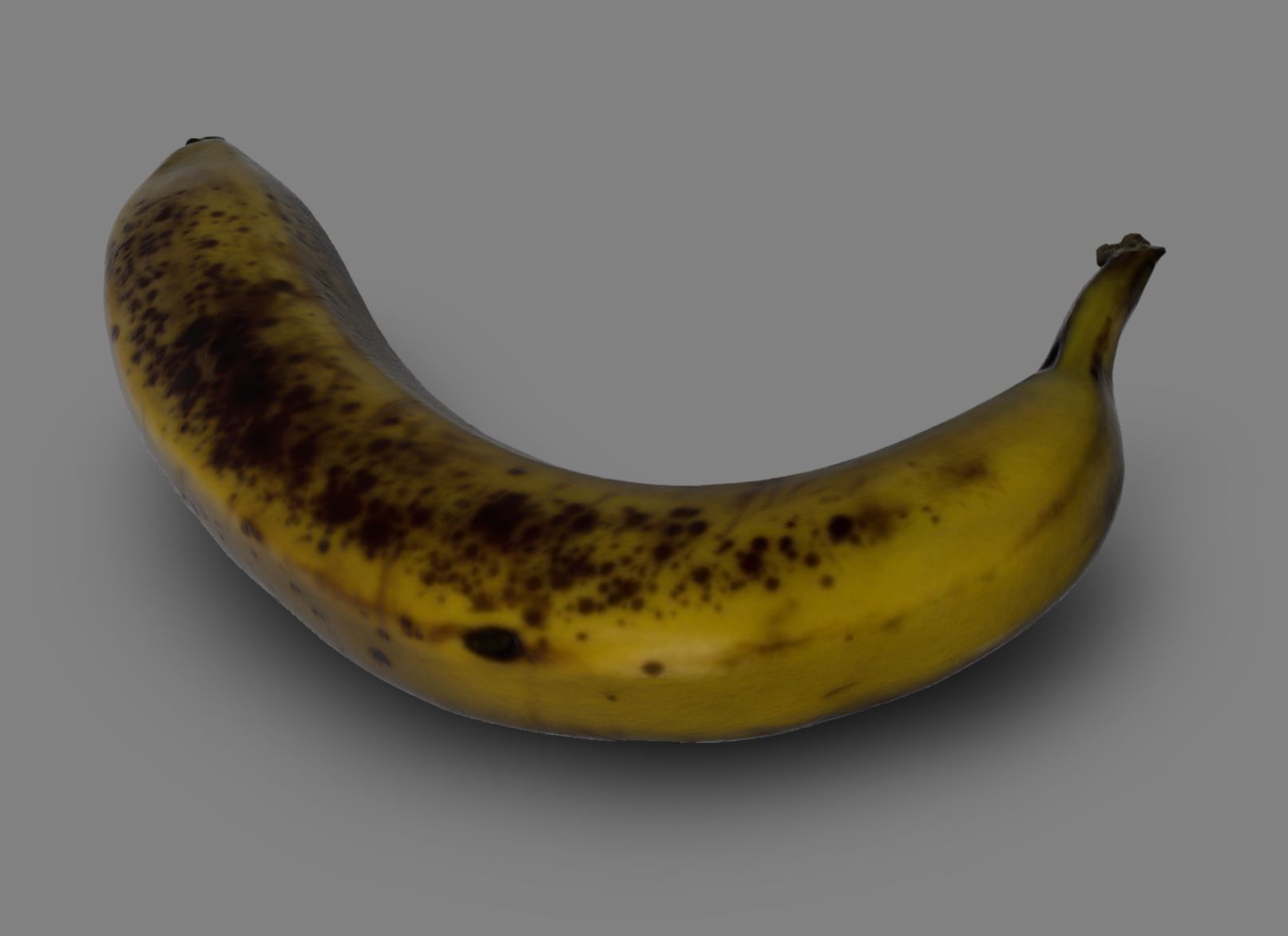 banana high resolution scanned ultra realistic Free 3D model_6