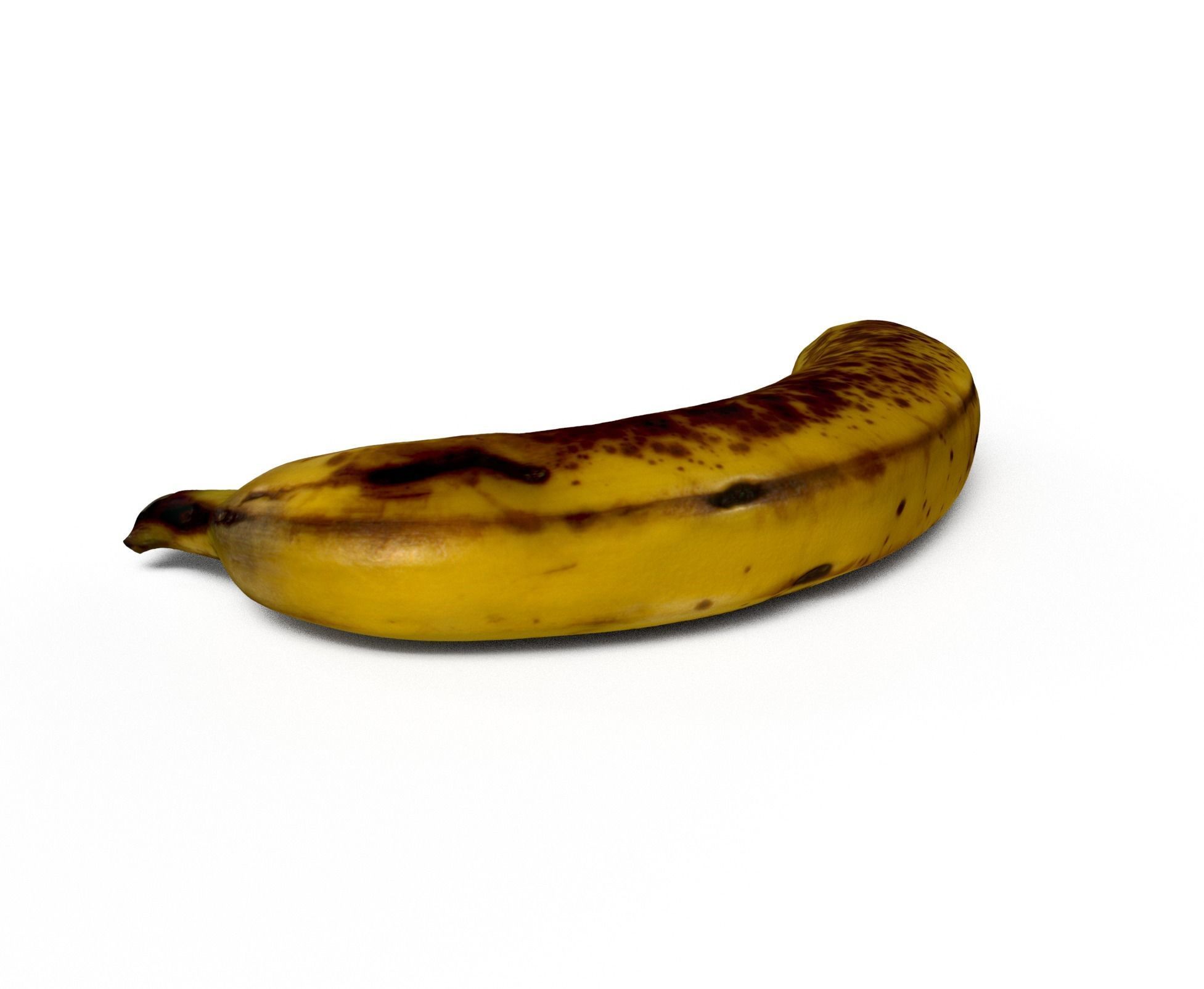 banana high resolution scanned ultra realistic Free 3D model_1