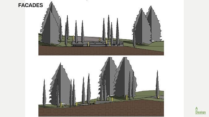 Rest zone - Revit 3D model 6