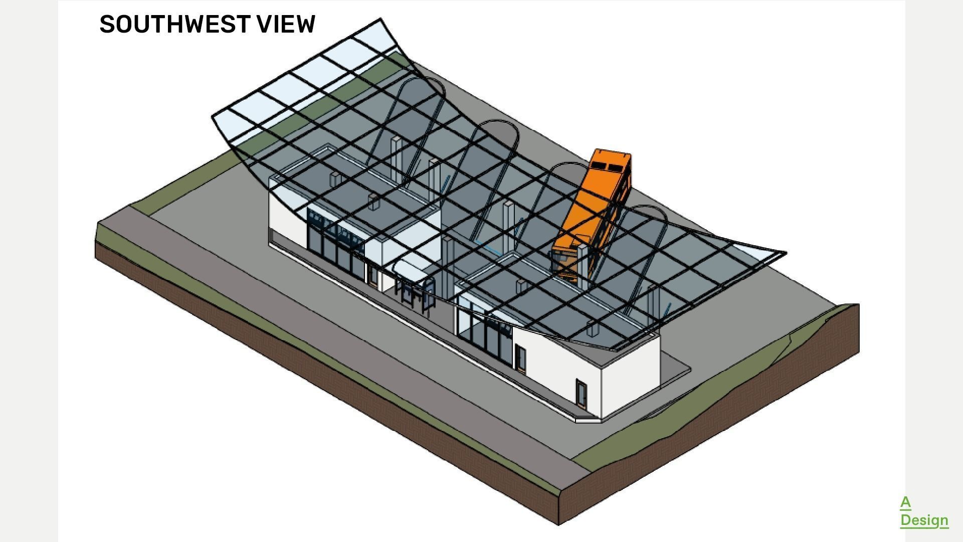 Transport hub - Revit 3D model_1