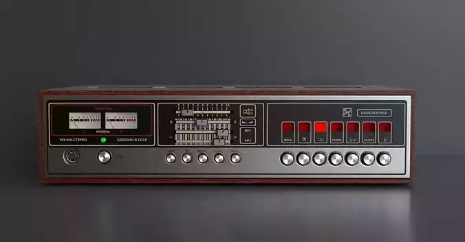 Rare HI FI Amplifier 3D model