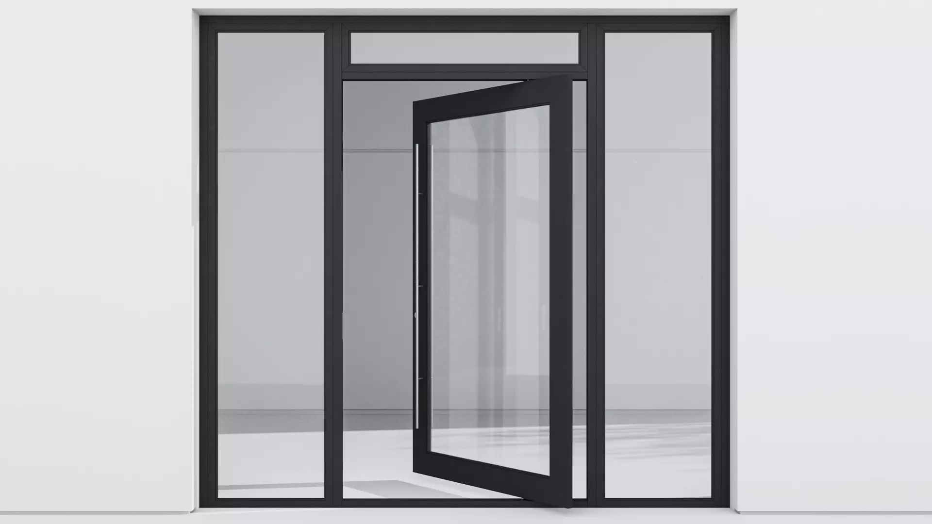 Aluminium door 60 3D model_0