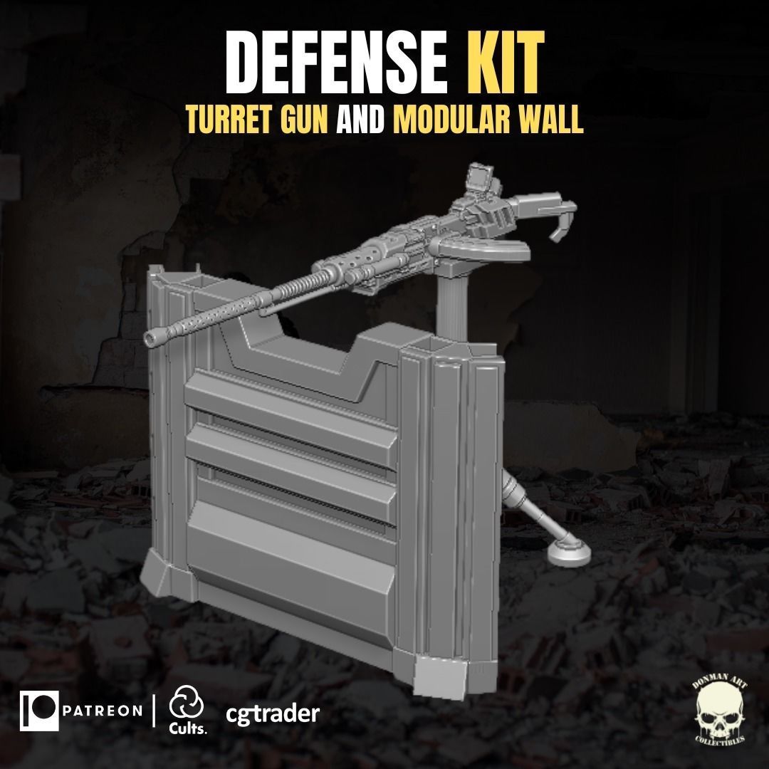 Defence Playset For Action Figures 3D print model_17