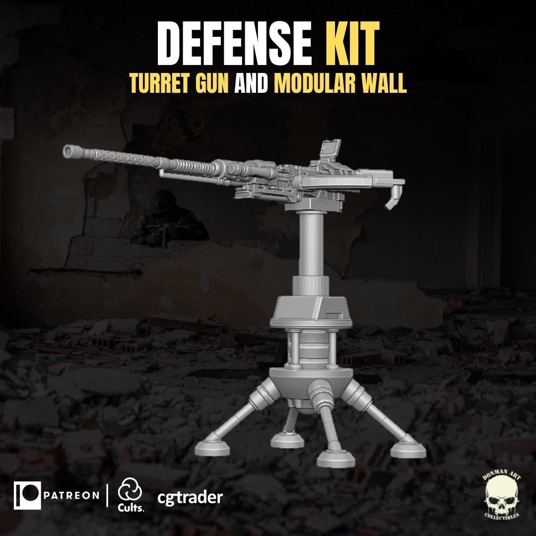 Defence Playset For Action Figures 3D print model_13