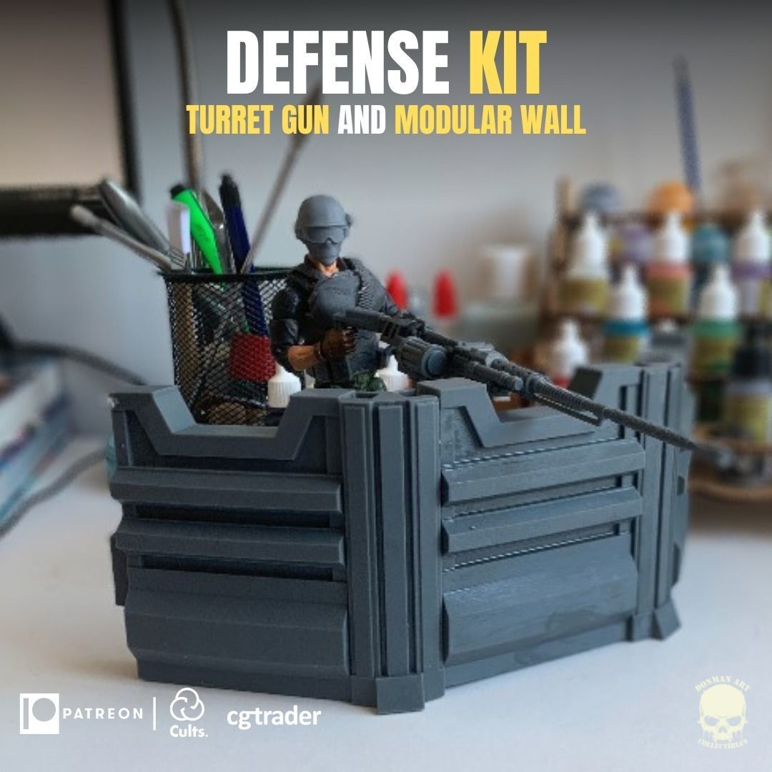 Defence Playset For Action Figures 3D print model_11