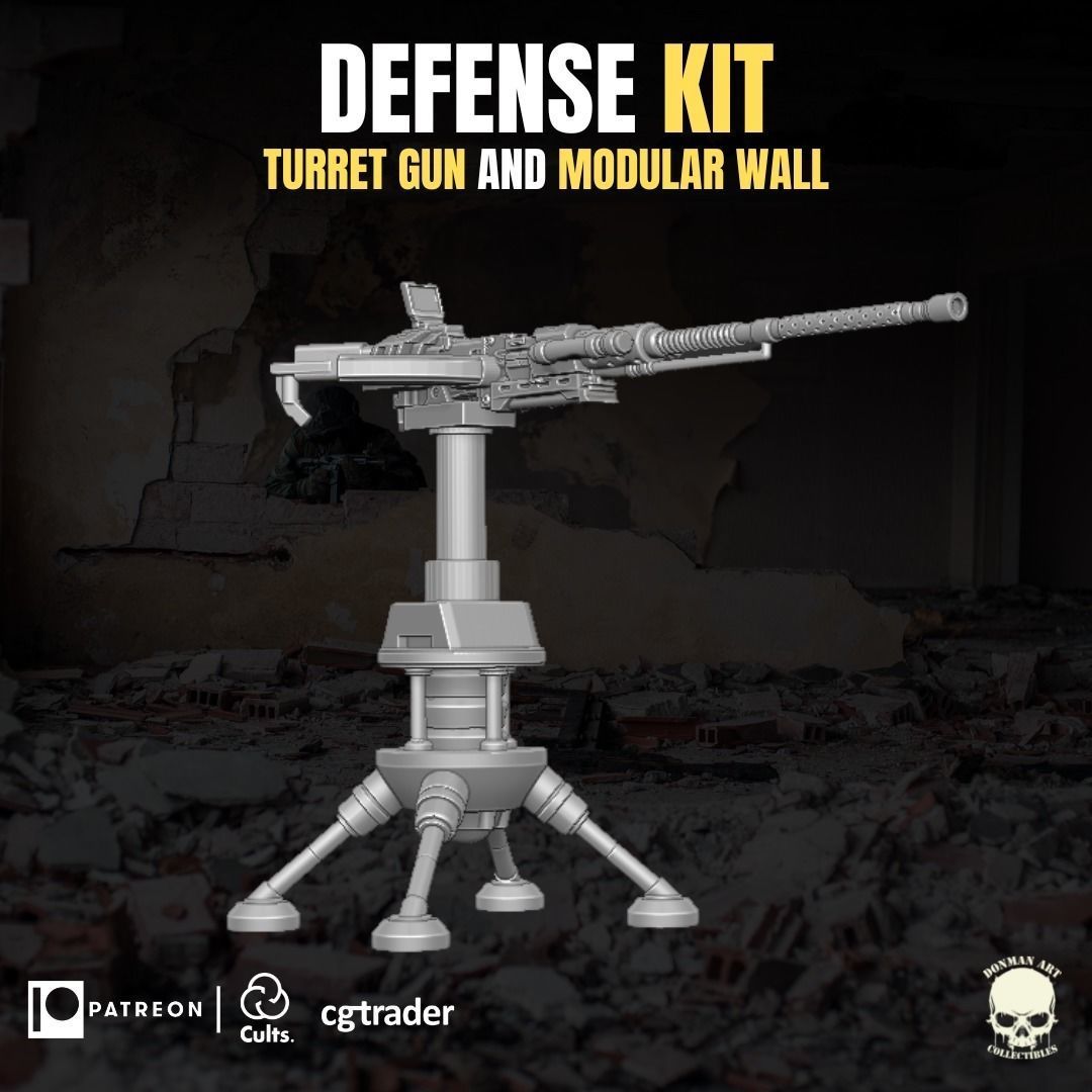 Defence Playset For Action Figures 3D print model_6