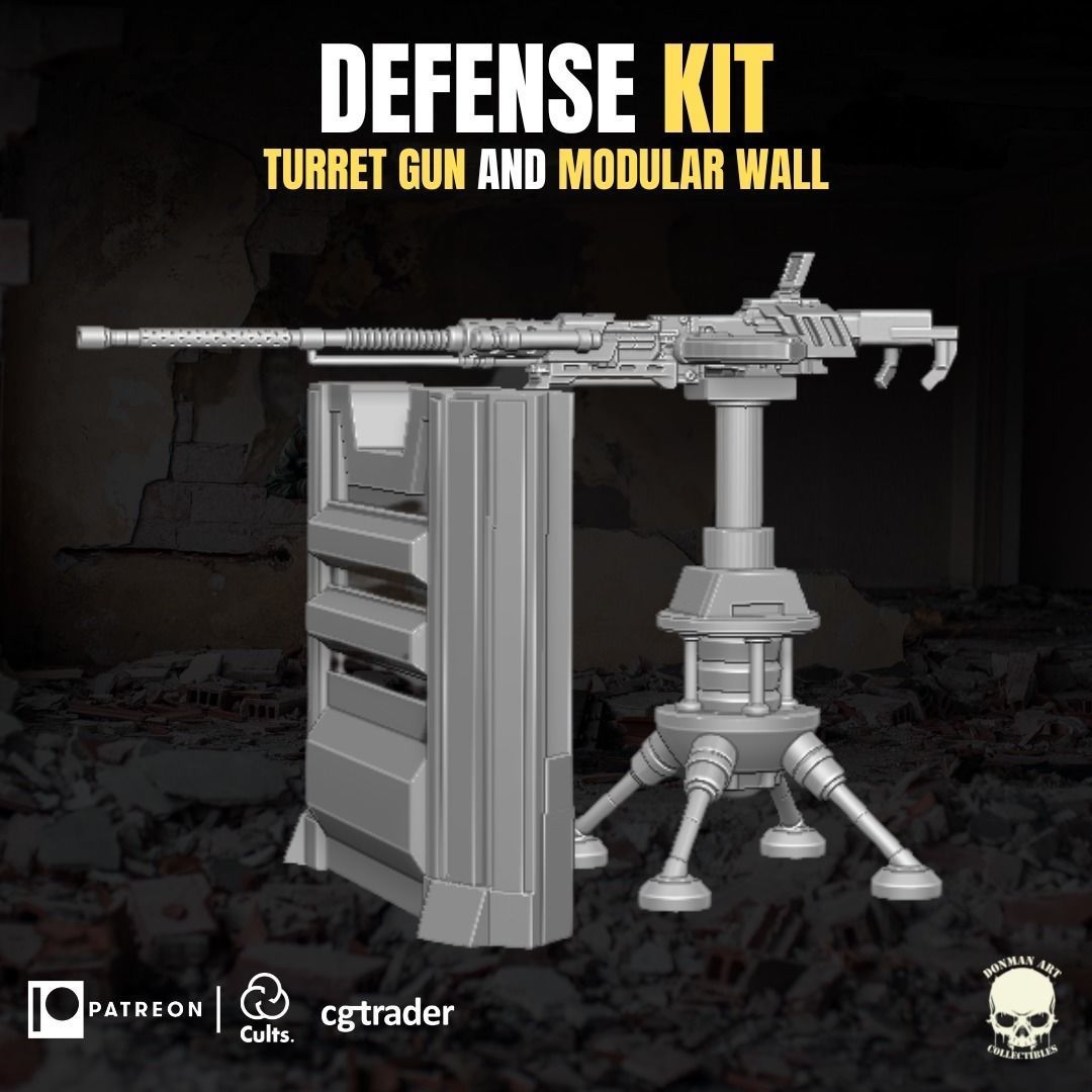 Defence Playset For Action Figures 3D print model_8