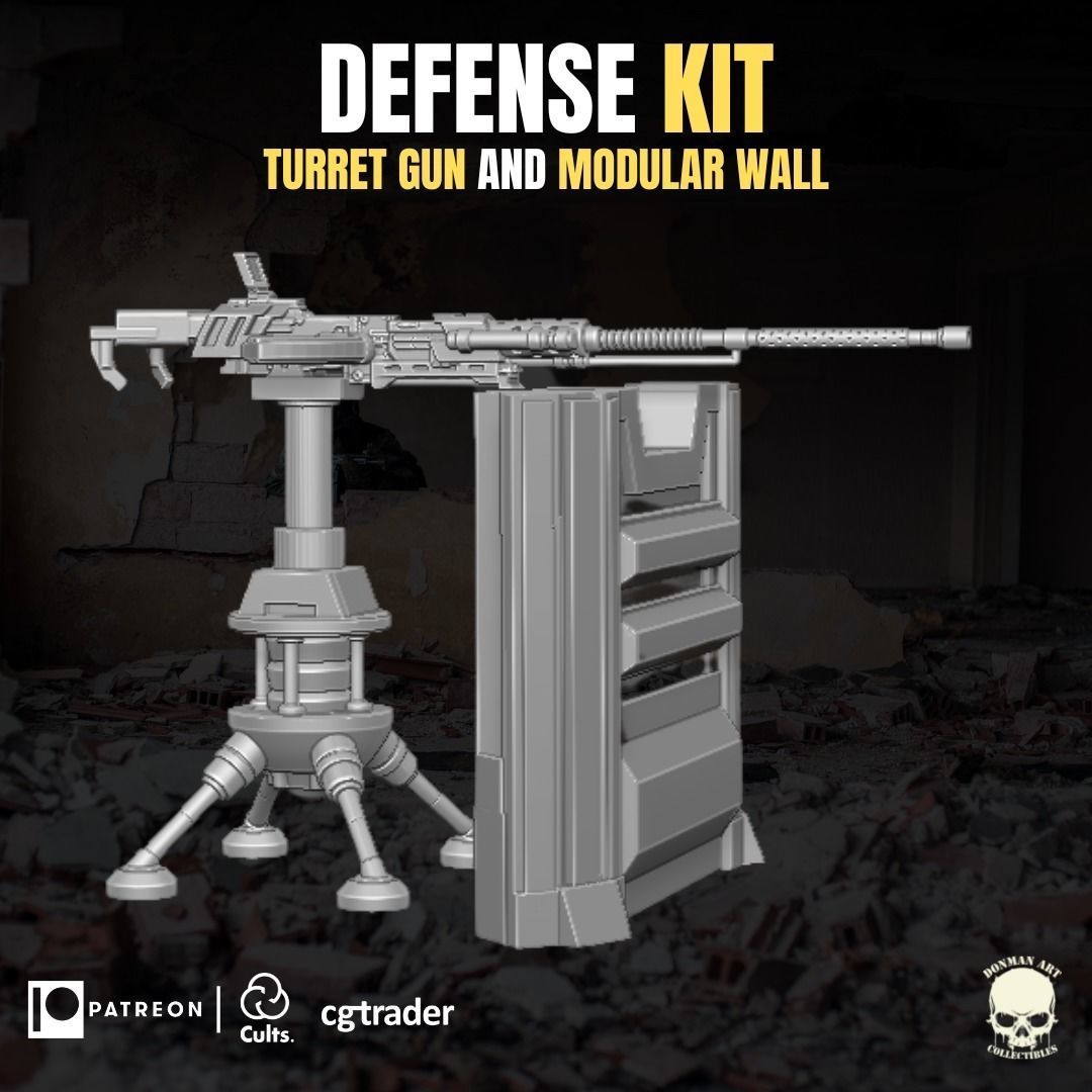 Defence Playset For Action Figures 3D print model_9