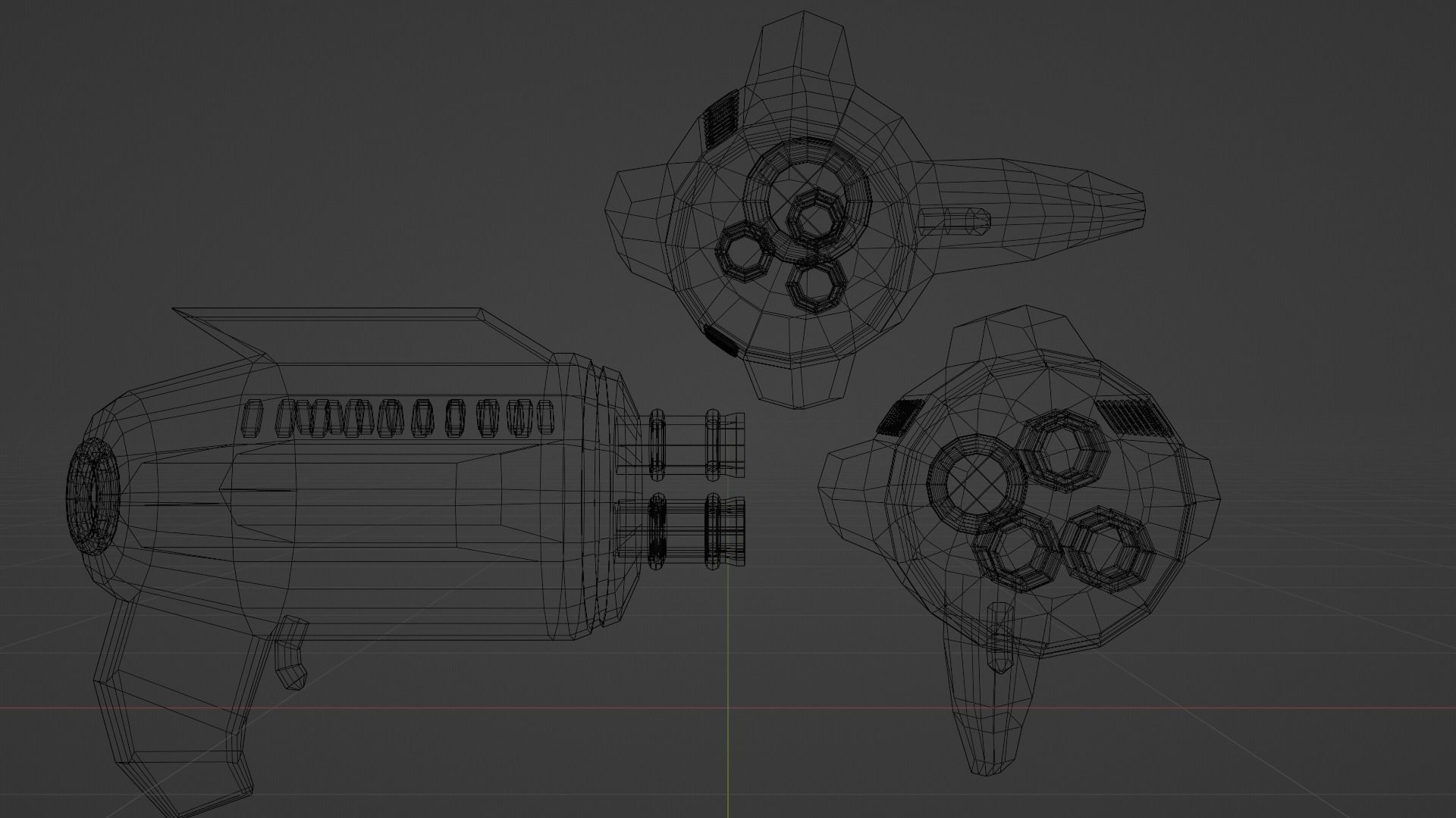 Low Poly Mining Laser Free low-poly 3D model_3