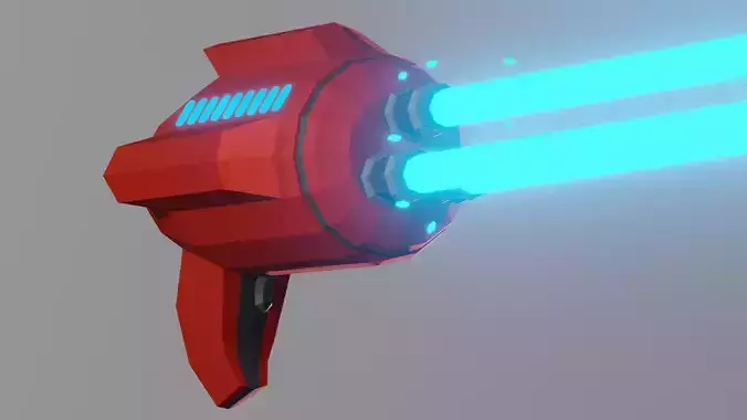Low Poly Mining Laser
