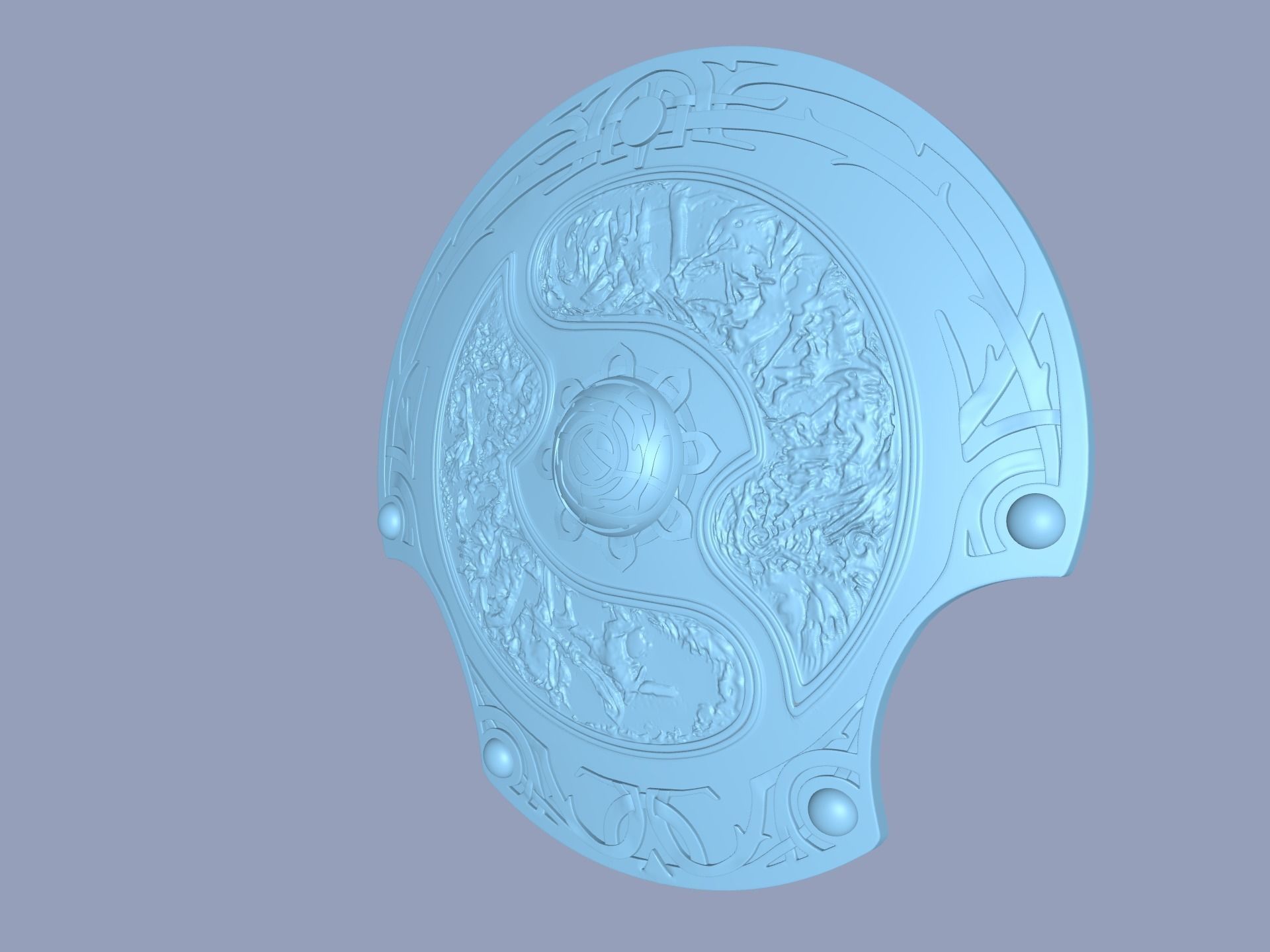 Aegis of the Immortal Fan Art - 3D Print STL 3D print model_5