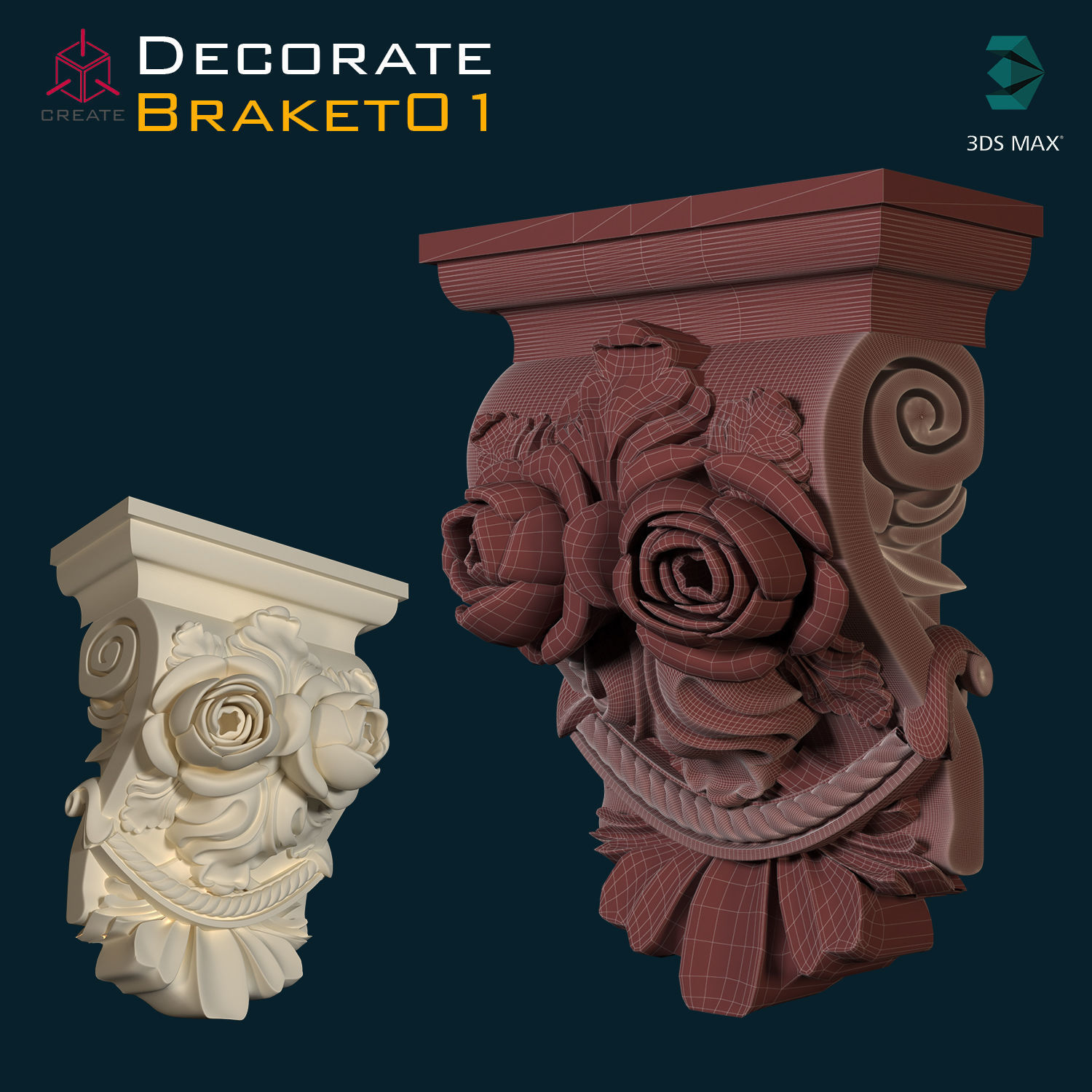 Bracket 01 3D model_2