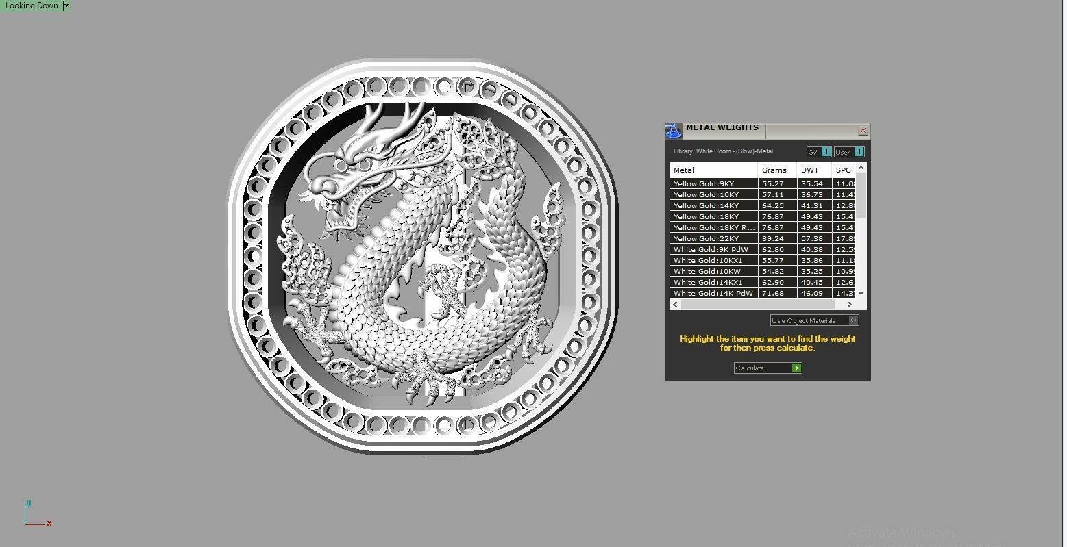 Belt 01 - dragon belt 3D print model_12