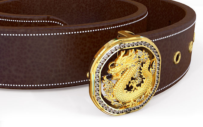 Belt 01 - dragon belt 3D print model