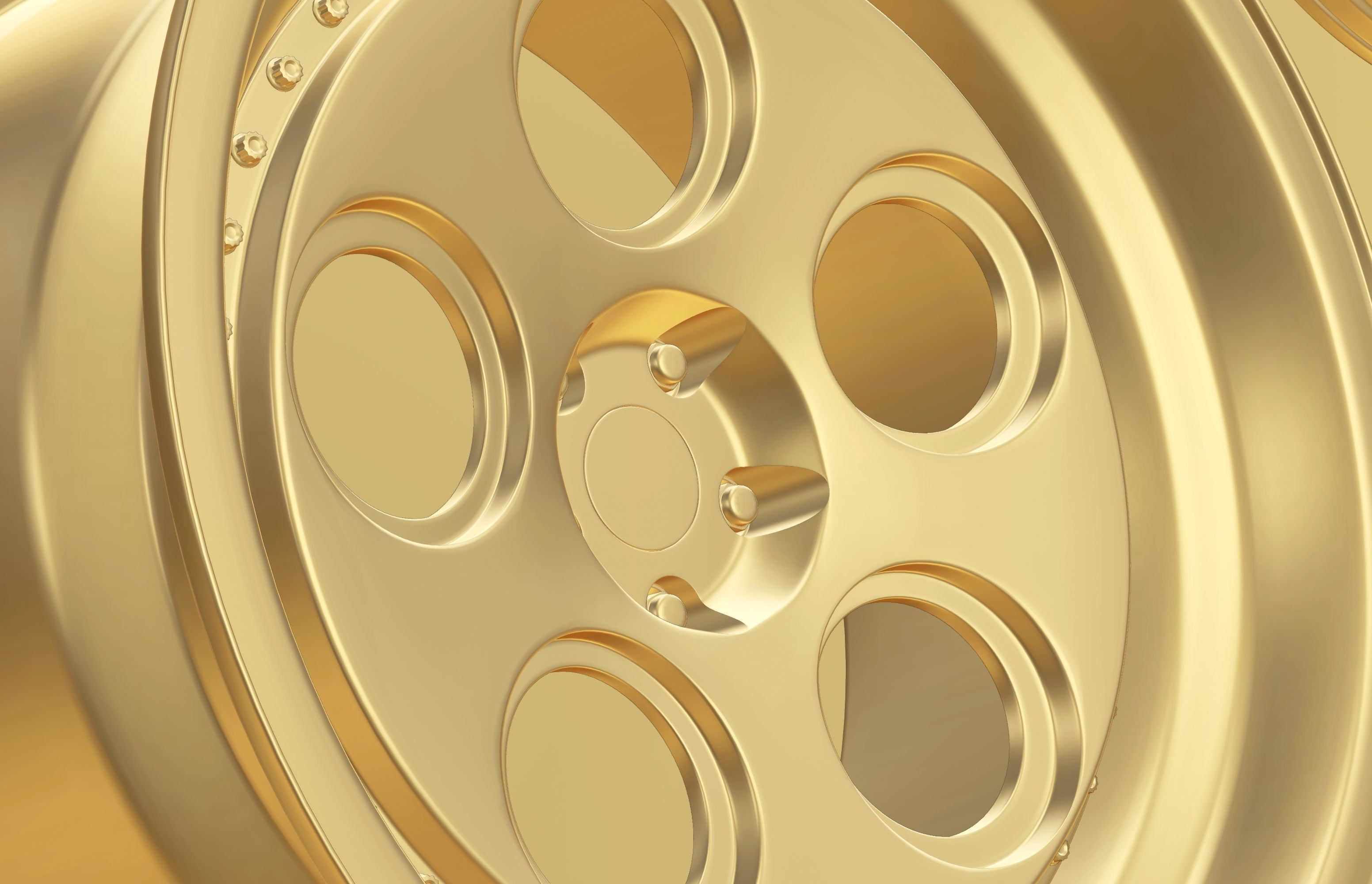 Rotiform  6 rims pack High and Low poly Low-poly 3D model_14