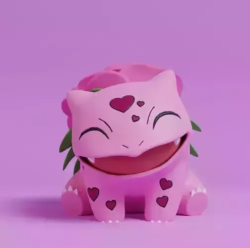 Pokemon - Bulbasaur Valentines Day 3D print model