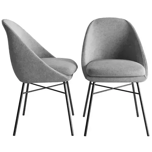sohoConcept Avanos Cross Armchair 3D model