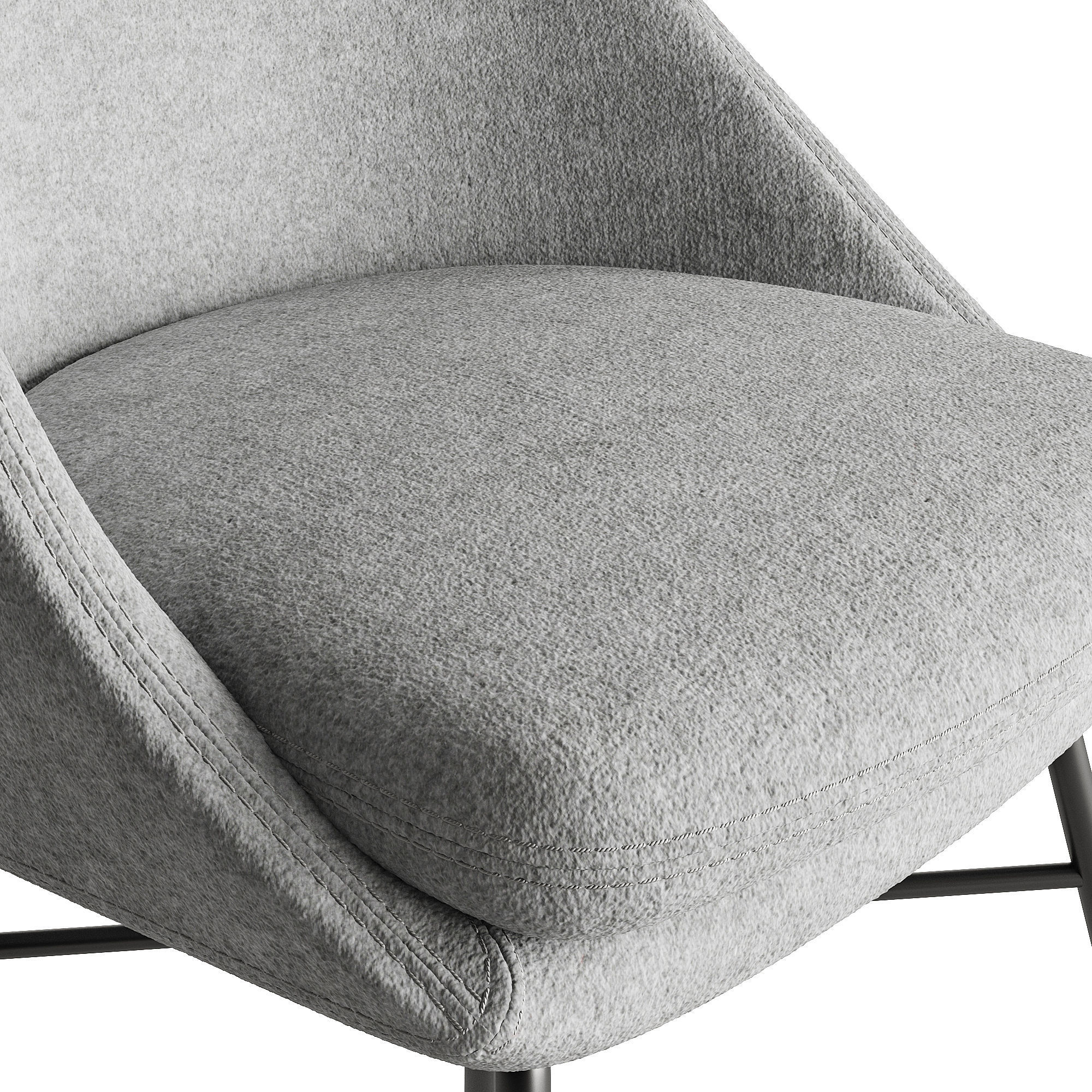 sohoConcept Avanos Cross Armchair 3D model_1