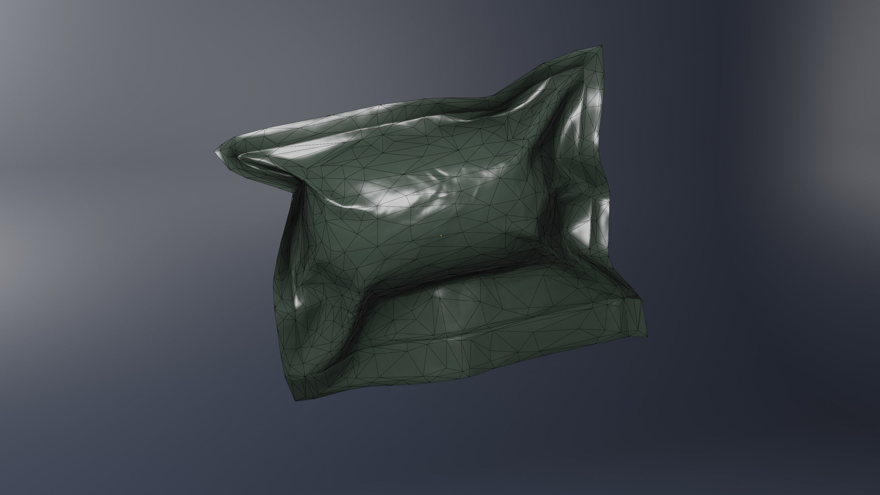 Russian Army PPI-E Individual Package Dressing Bandage Low-poly 3D model_7