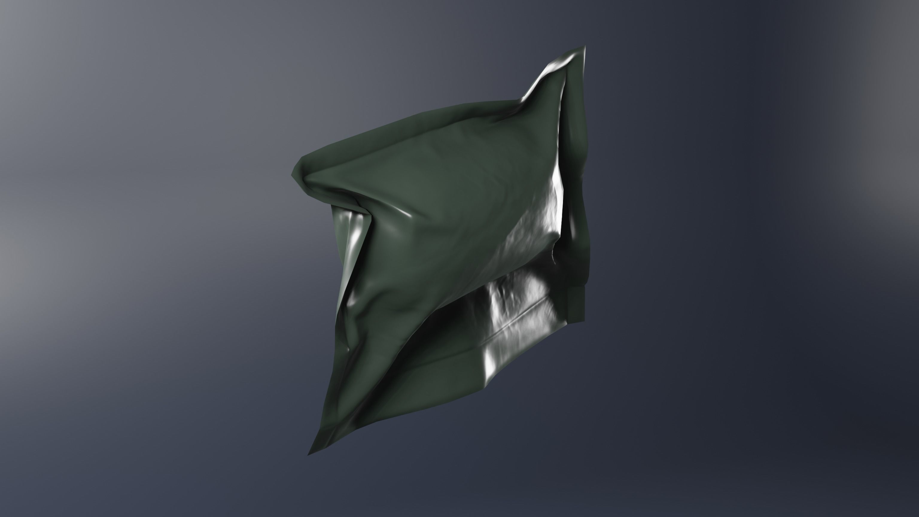 Russian Army PPI-E Individual Package Dressing Bandage Low-poly 3D model_4