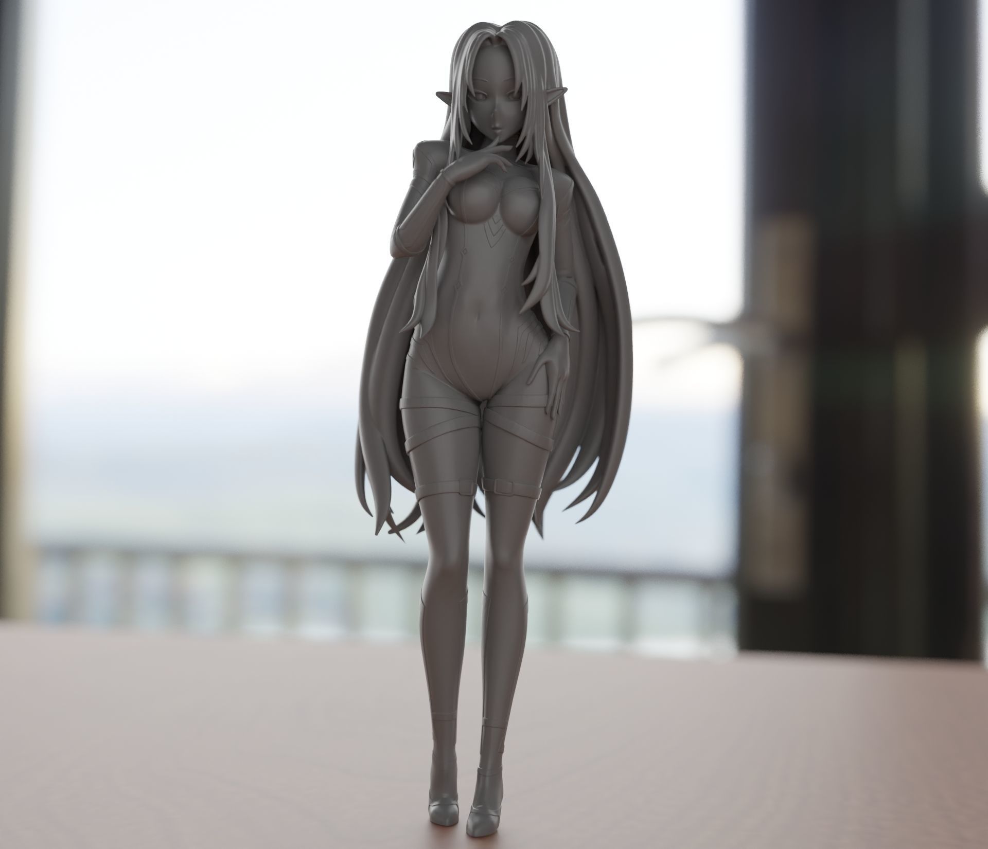Alpha -  The Eminence in Shadow 3D print model_1