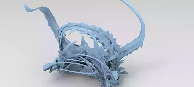 Alien Dragon God Bone Structure 7 
