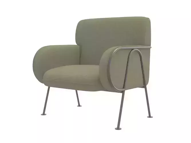 Armchair Wentment Velvet Accent Chair