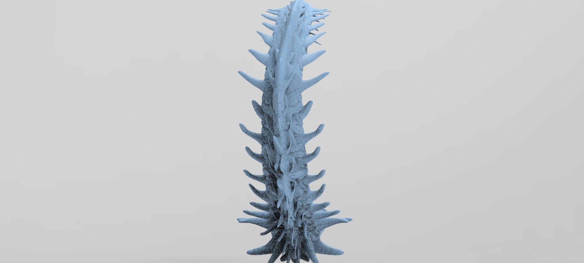 Alien Dragon Tail 1  3D model_1
