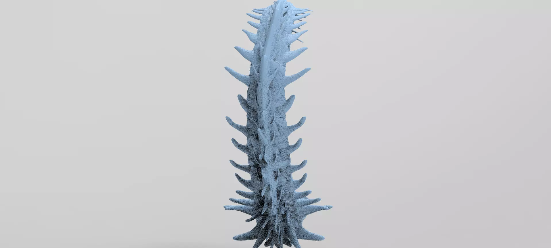 Alien Dragon Tail 1  3D model_0