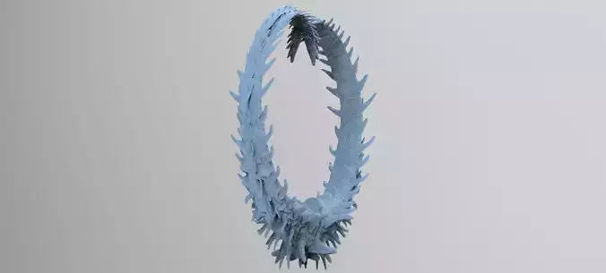 Alien Dragon Tail Heart