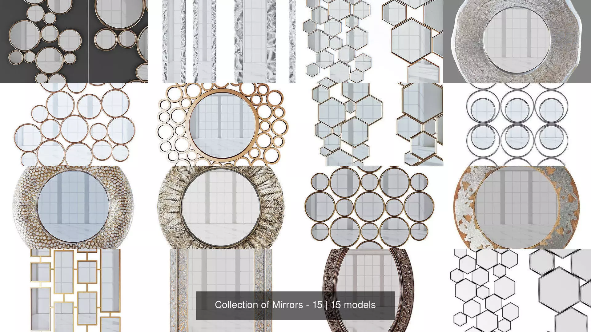 Collection of Mirrors - 15 _0