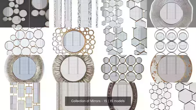 Collection of Mirrors - 15 