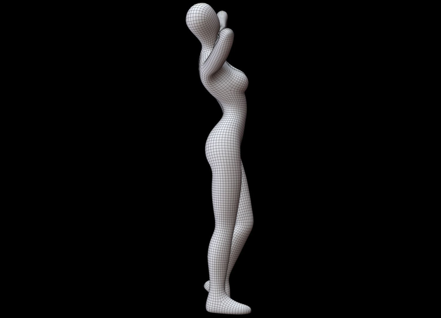 Mannequin Female 3D model_12