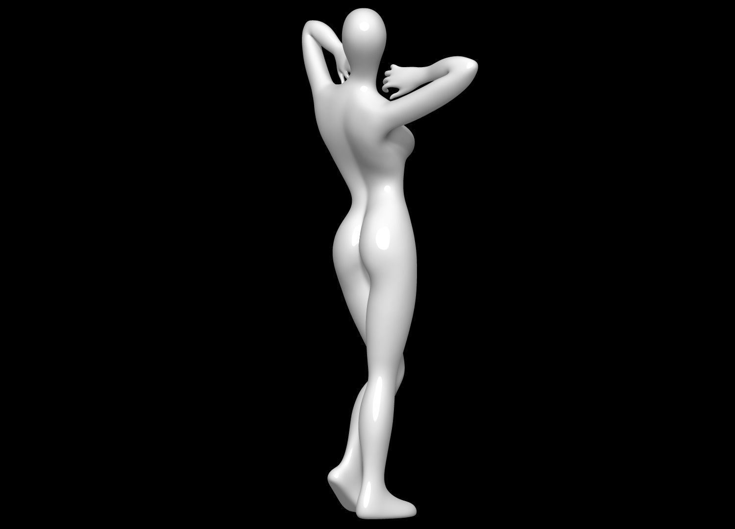 Mannequin Female 3D model_3