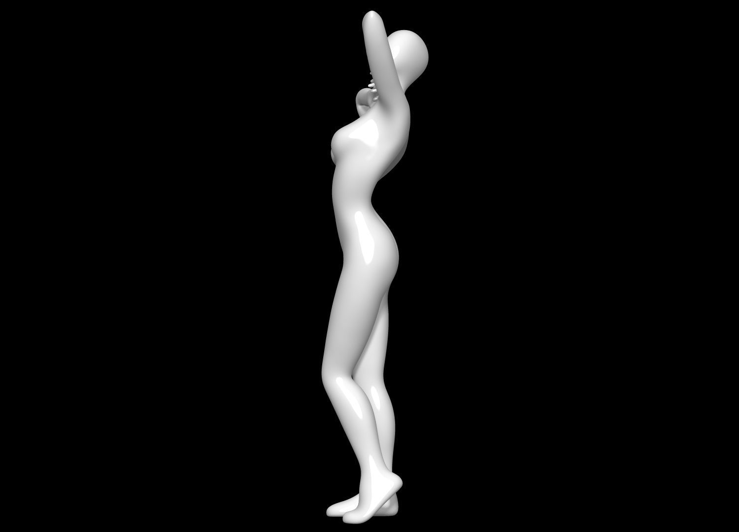 Mannequin Female 3D model_6