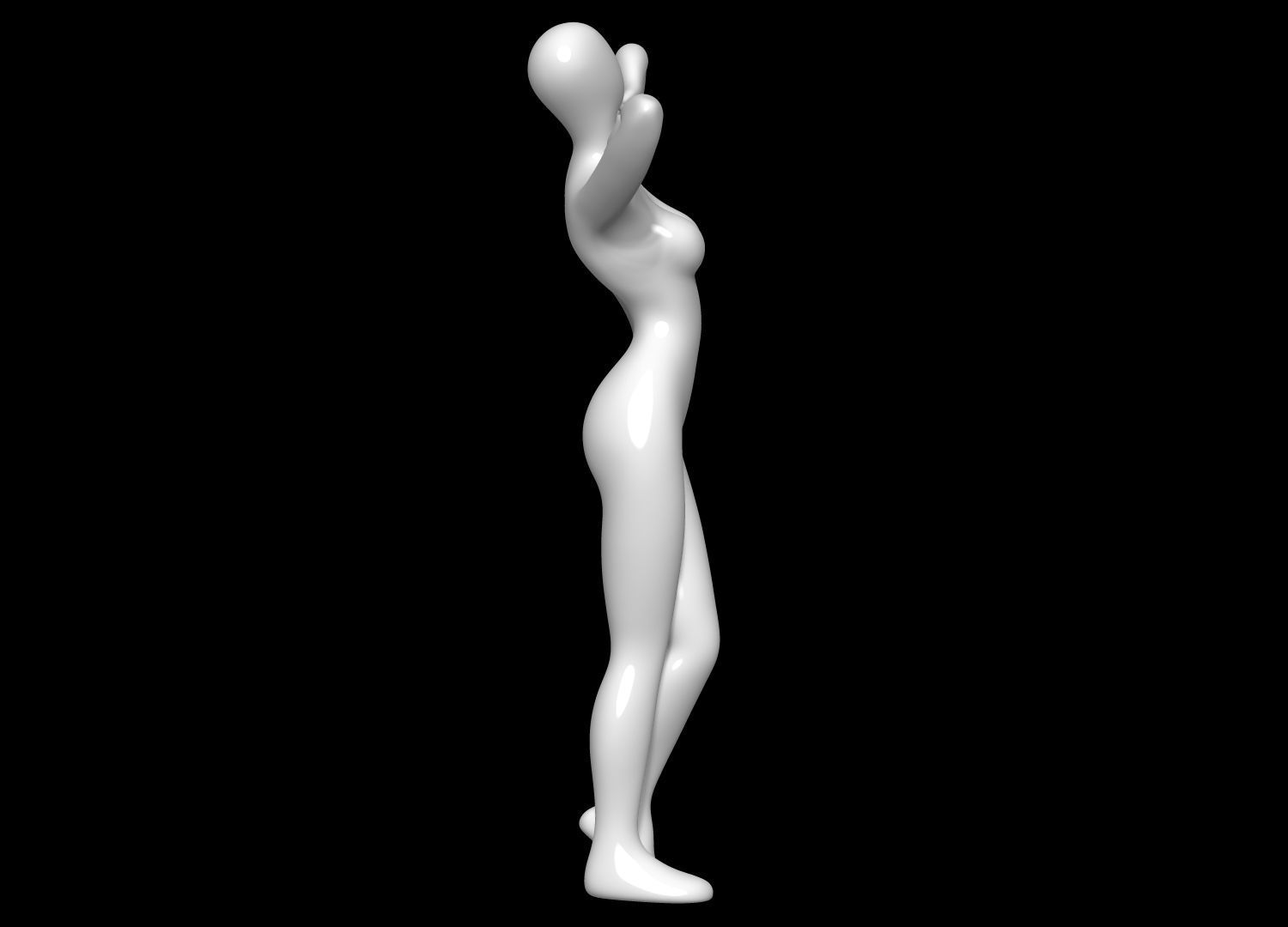 Mannequin Female 3D model_2