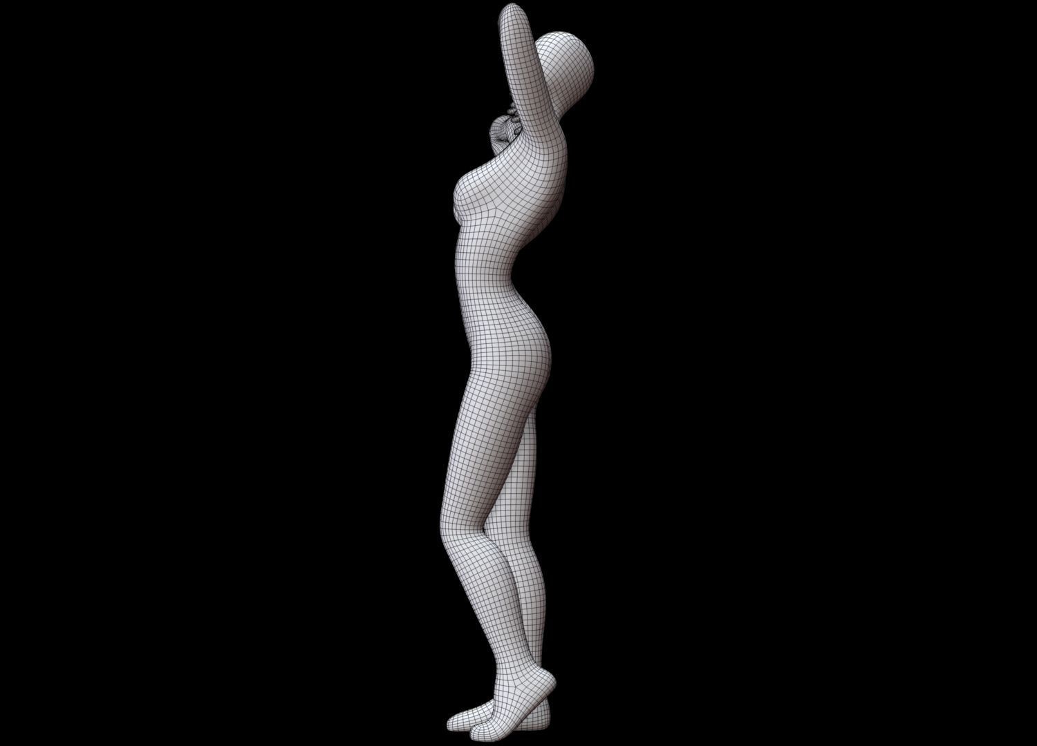 Mannequin Female 3D model_16