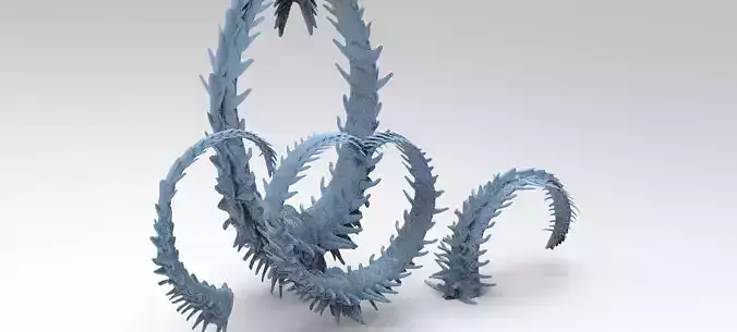 Alien Dragon Tail collection 1  3D model