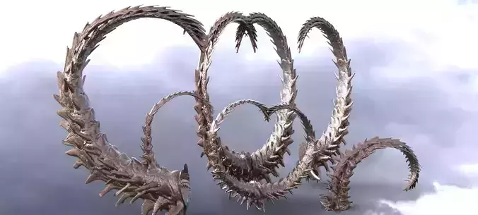 Alien Dragon Tail collection 2  3D model